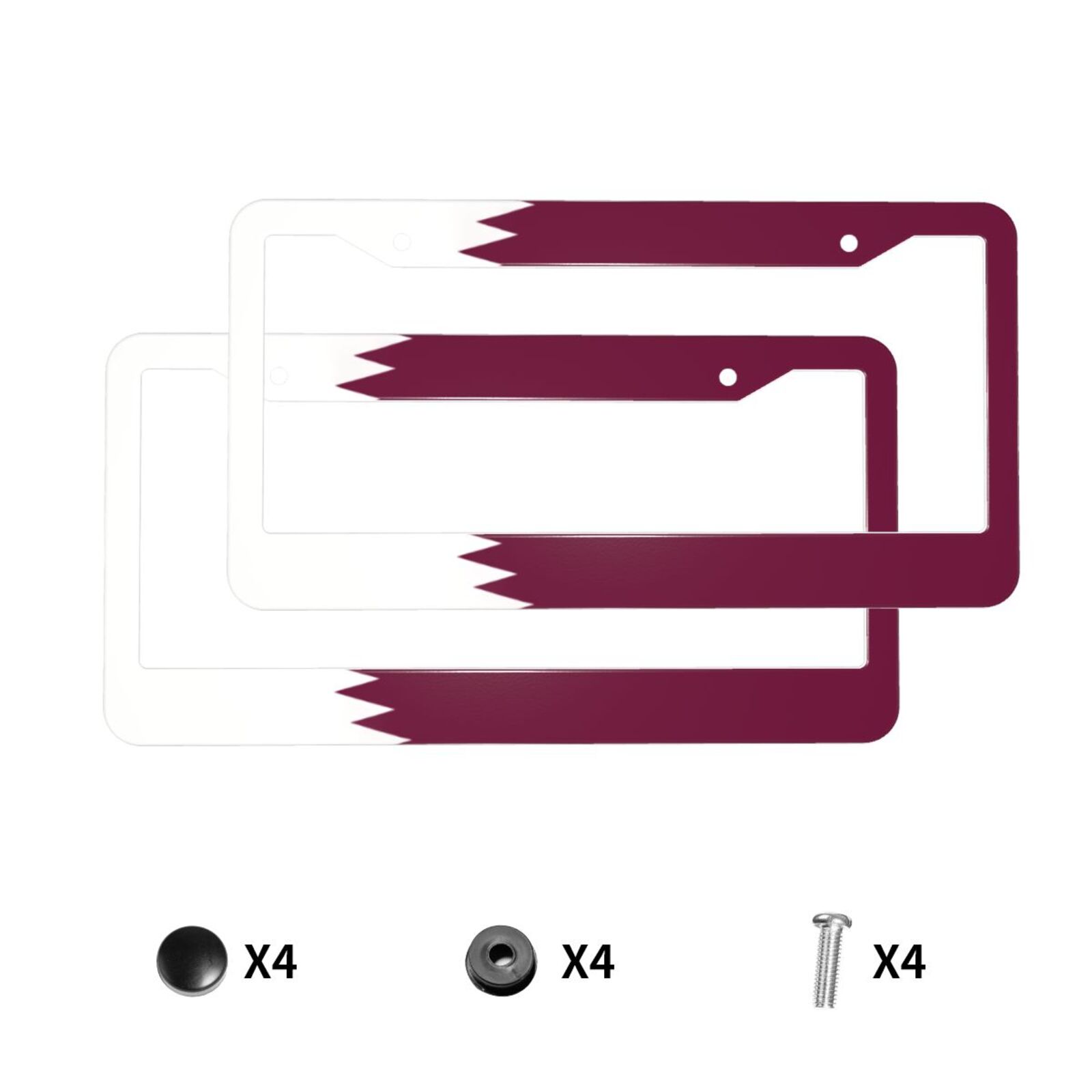 Car Accessories Qatar - Uchwyt na tablicę rejestracyjną z motywem