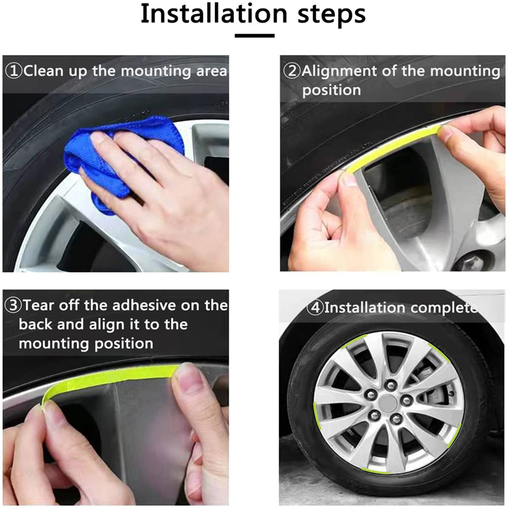 Zestaw odblaskowych naklejek n – Car Accessories For Night Driving recenzja i cena