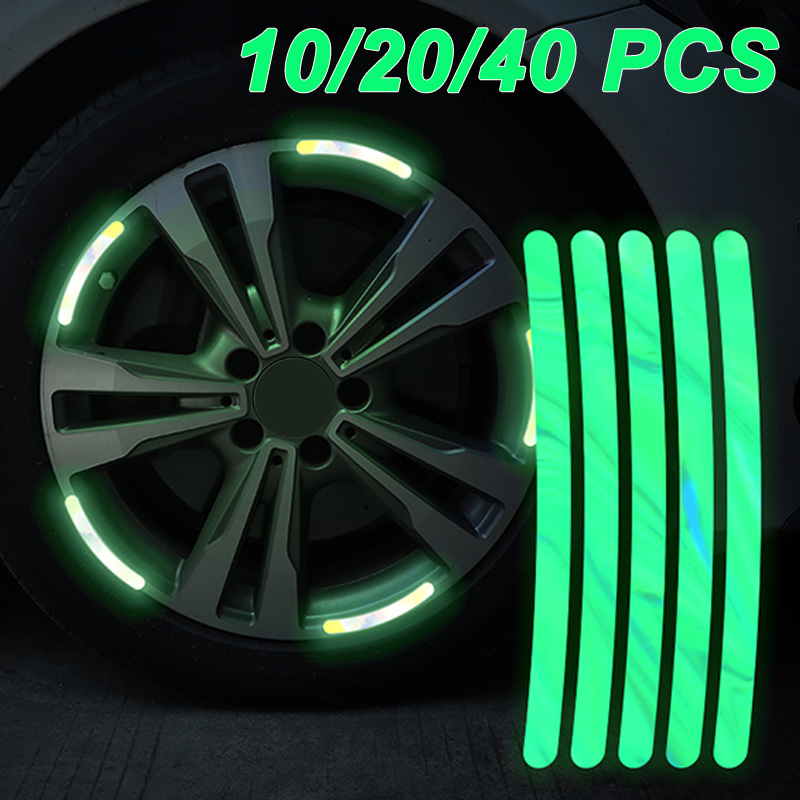 10/20/40PCS Naklejki odblaskow – Car Accessories For Night Driving recenzja i cena